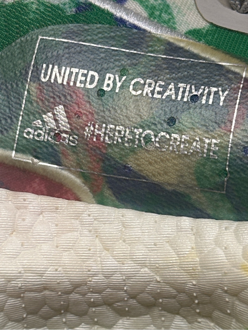 adidas Multicolor High-Top Sneakers with Neon Green Sole - Picture 5 of 6